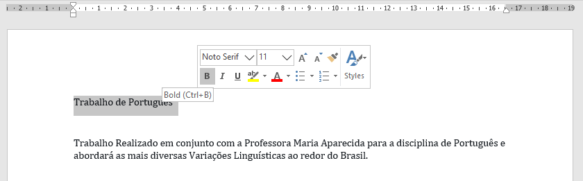 Marcando frase no word Desembaraçando a web parte 1