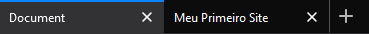 Resultado das Abas do Navegador após o uso da Tag Title - Avançando no HTML5 – Parte 2
